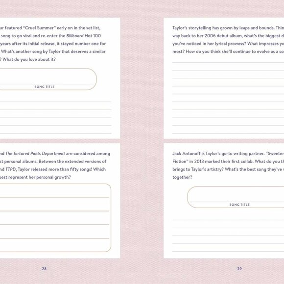 Taylor Swift nwt Updated & Expanded Version: An Unofficial Fan Journal - Picture 5 of 9